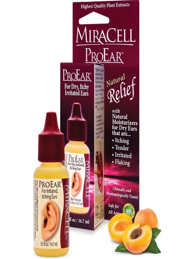 Miracell ProEar, Ear Drops for Itchy Ears, Ear Wax Softener, Clogged Ears, Dry Ears, for Adults Babies. 0.5oz - Image 1